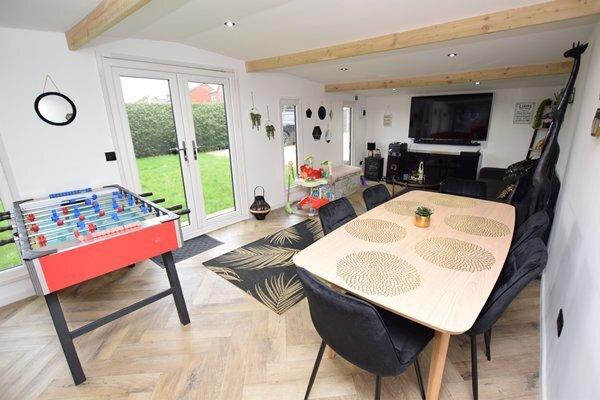 Inside summerhouse