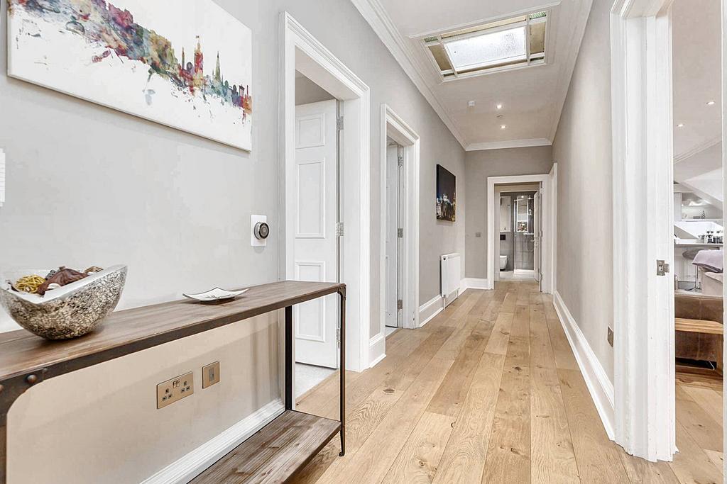 Hallway with Skylight