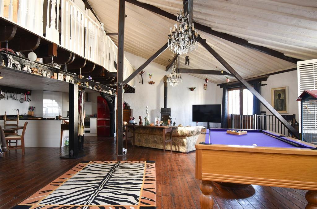 Open plan living space