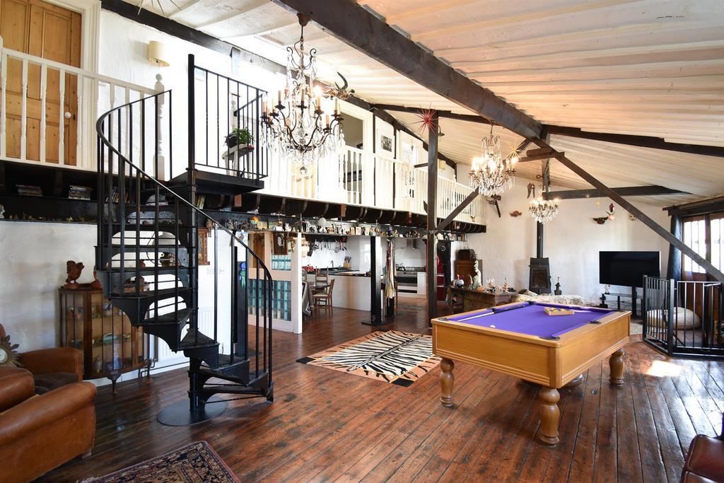 Open plan living space