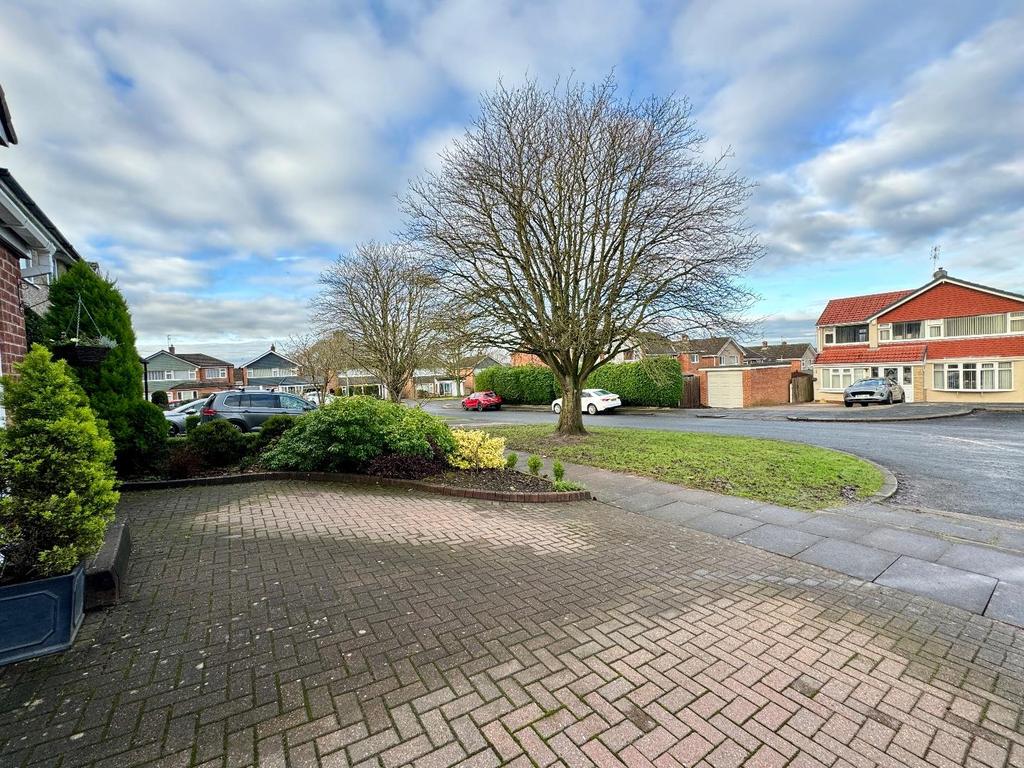 View from driveway