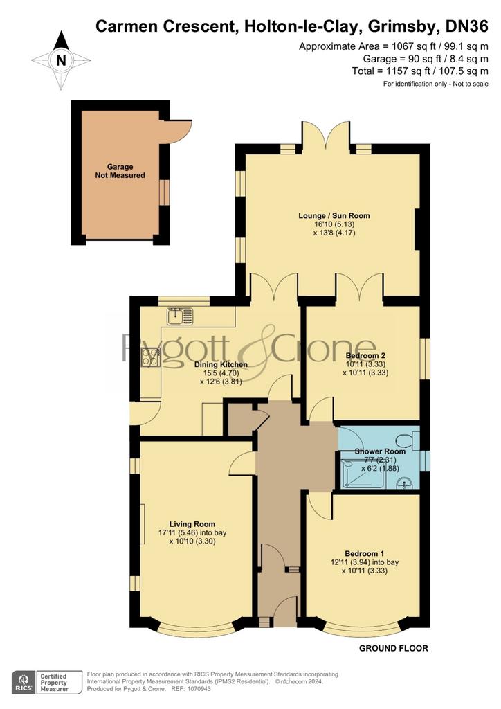 Floor plan for Carmen Cres