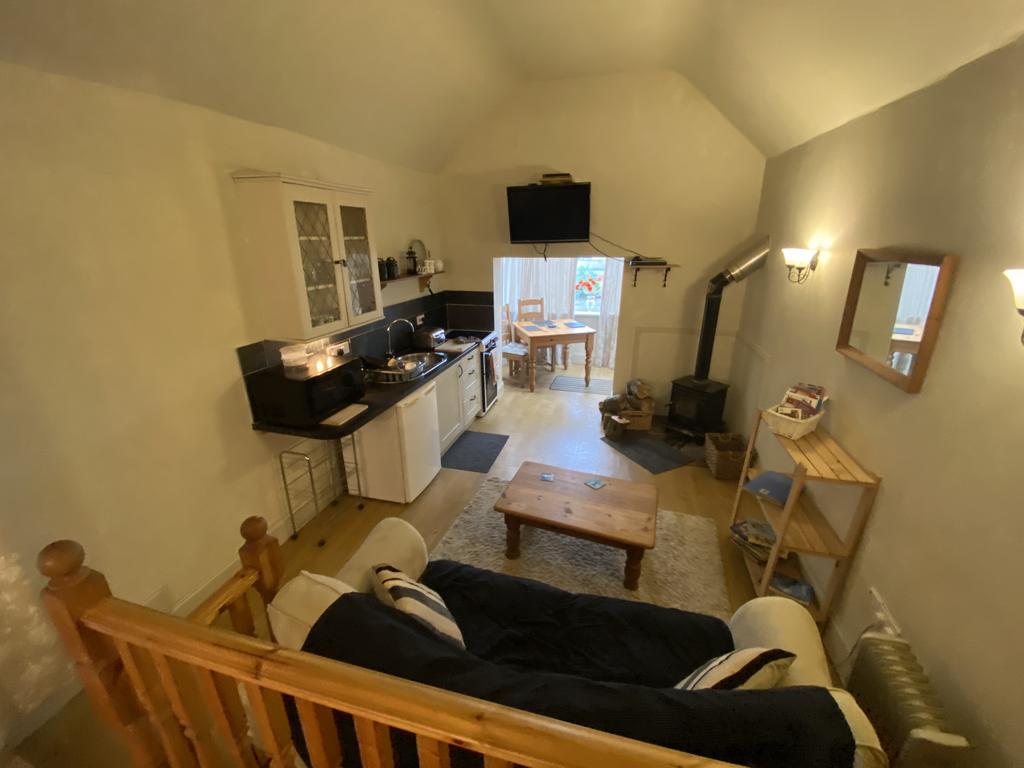 Cottage open plan kitchen/living room