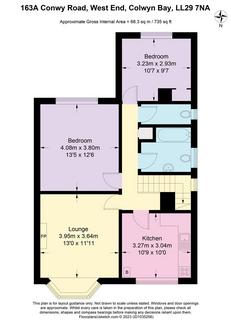 2 bedroom flat for sale, Conway Road, Colwyn Bay