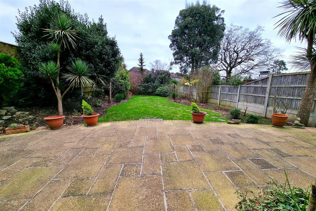 Rear garden: