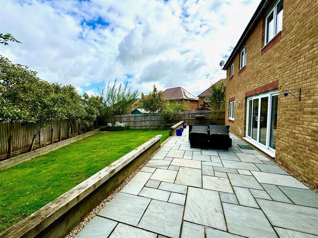 Landscaped rear garden