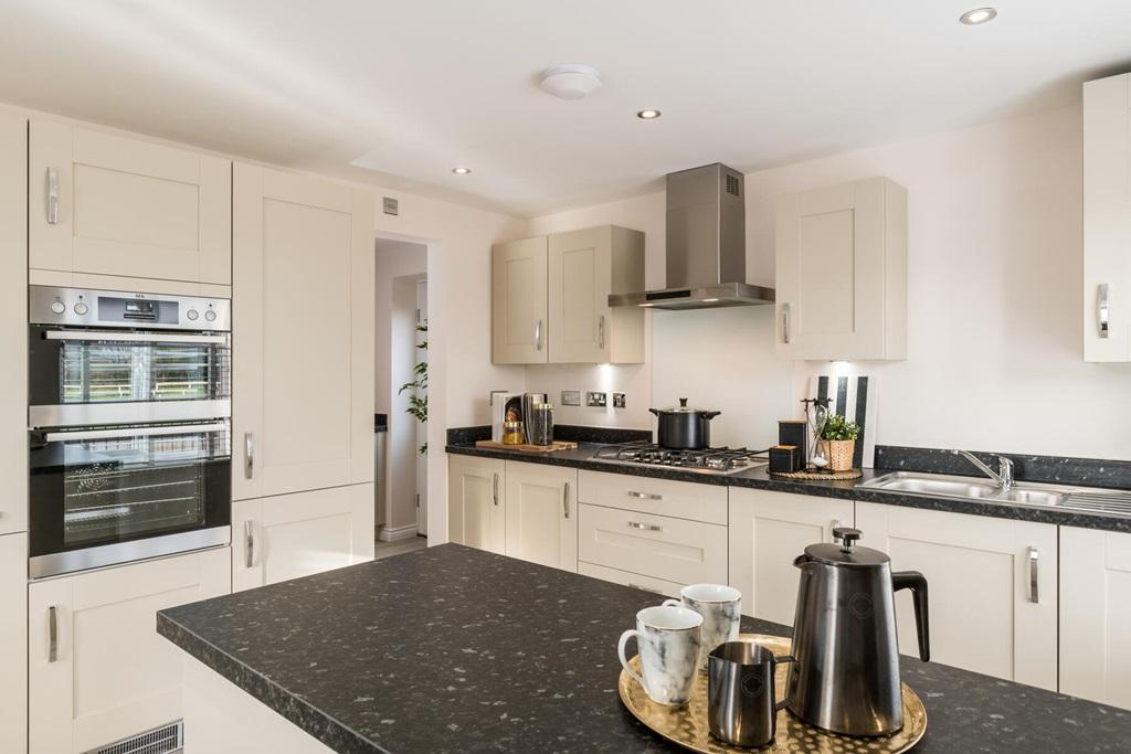 Open plan kitchen space