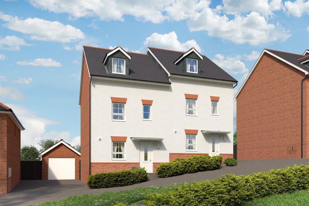 Illustrative image of the Woodcote 4 bedroom home