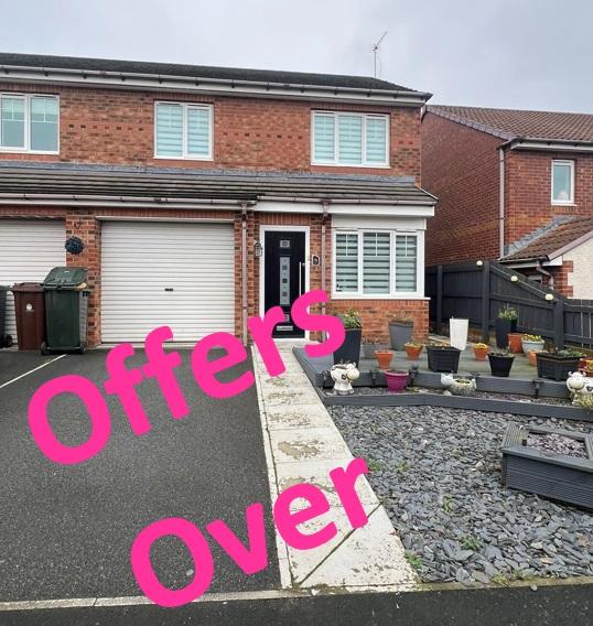 6 Coquet Gardens Wallsend Newcastle... 3 bed semidetached house £210,000