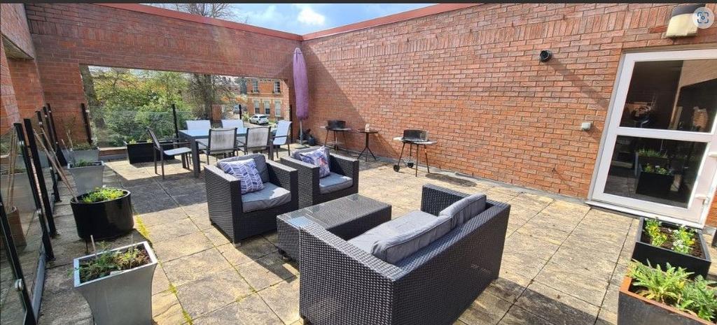 Roof garden terrace