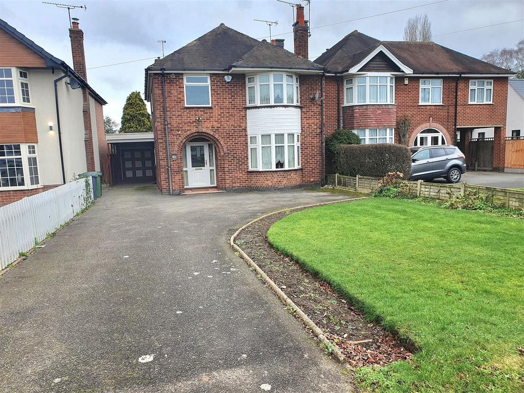 Lutterworth Road, Whitestone, Nuneaton 3 bed detached house for sale