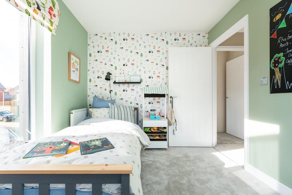 The single bedroom is ideal for your little one...