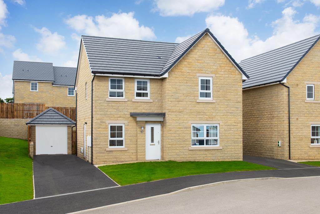 Outside view detached Radleigh 4 bed home