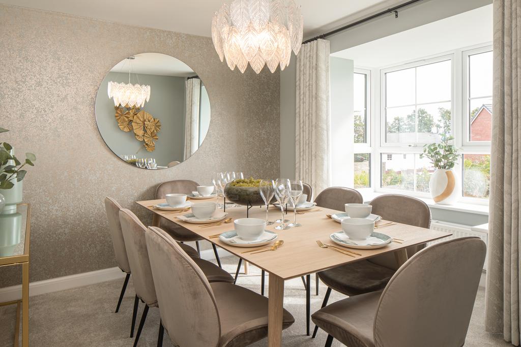 Dining room in the Marlowe 5 bedroom home