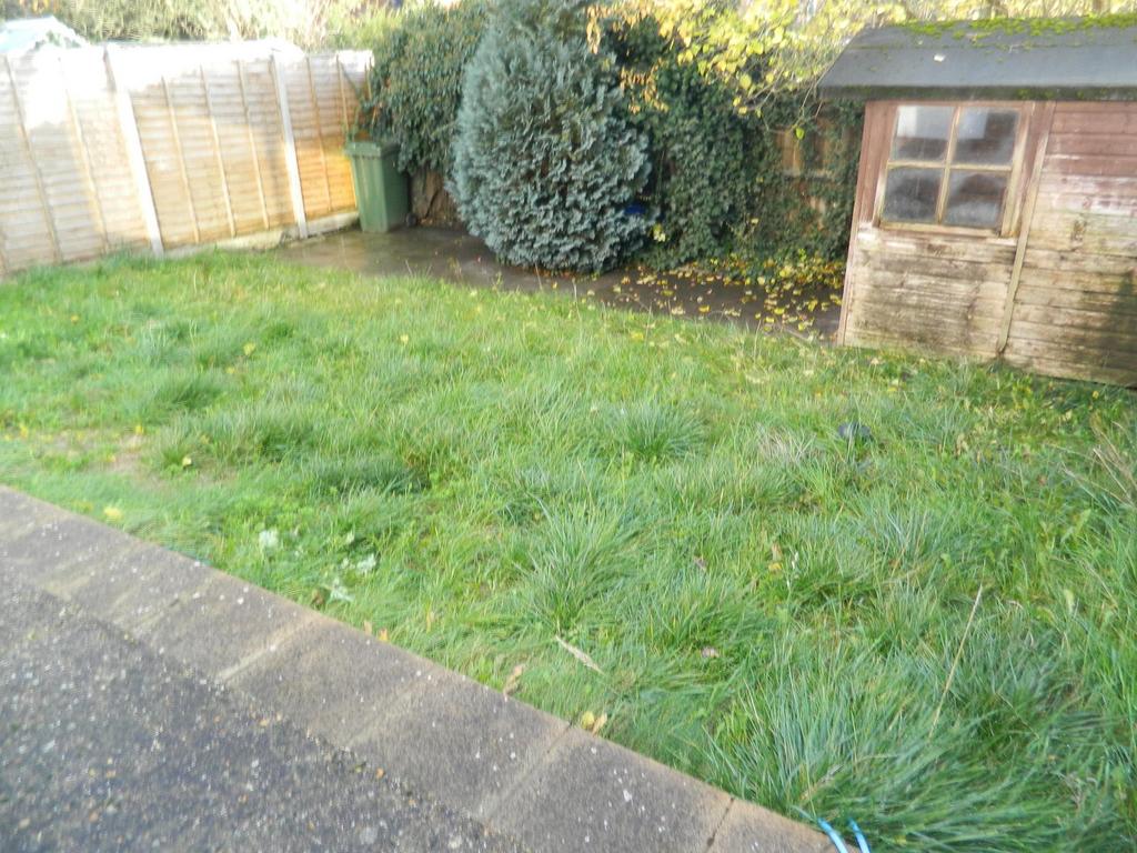 Rear garden