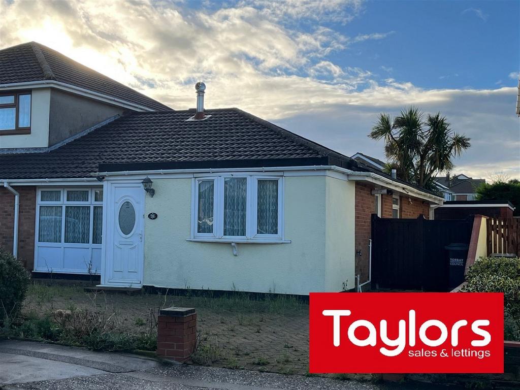 Gibson Road, Paignton 3 bed semidetached bungalow for sale £310,000