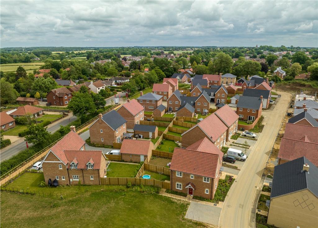 Off Dereham Road, Mattishall, Norfolk 2 bed terraced house for sale £245,000