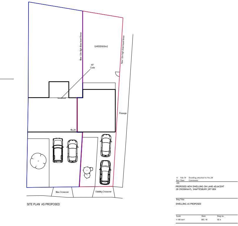 Crookhays, Shaftesbury Plot for sale £120,000