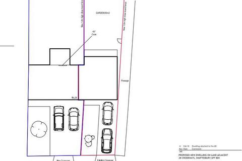 Plot for sale, Crookhays, Shaftesbury