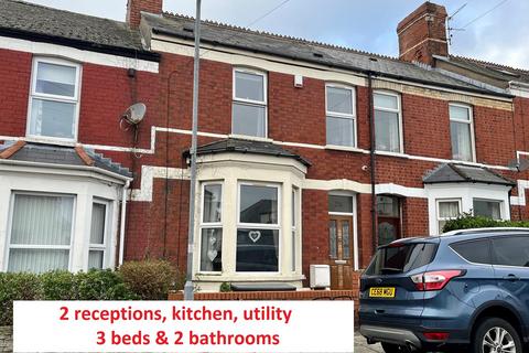 3 bedroom terraced house for sale, 24 Clifton Street, Barry, Vale of Glam. CF62 7RG