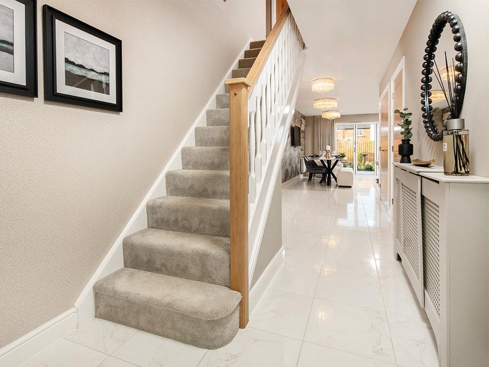 Spacious hallway
