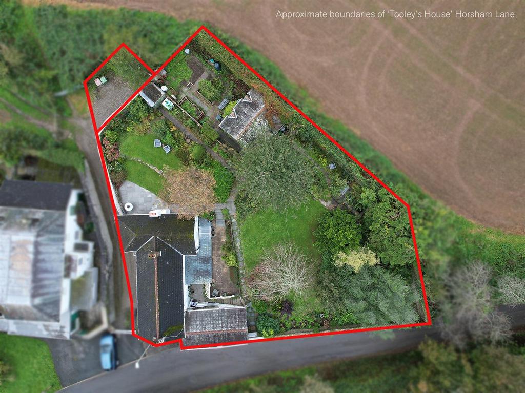 'Tooleys House' Horsham Lane Boundaries
