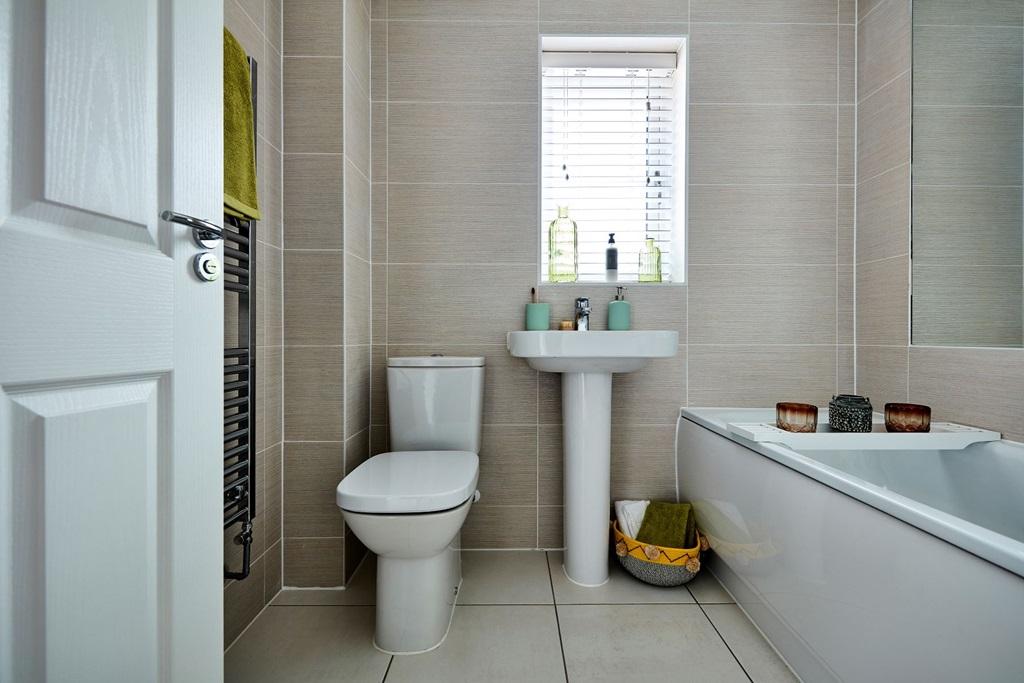 A Taylor Wimpey bathroom is easy to clean