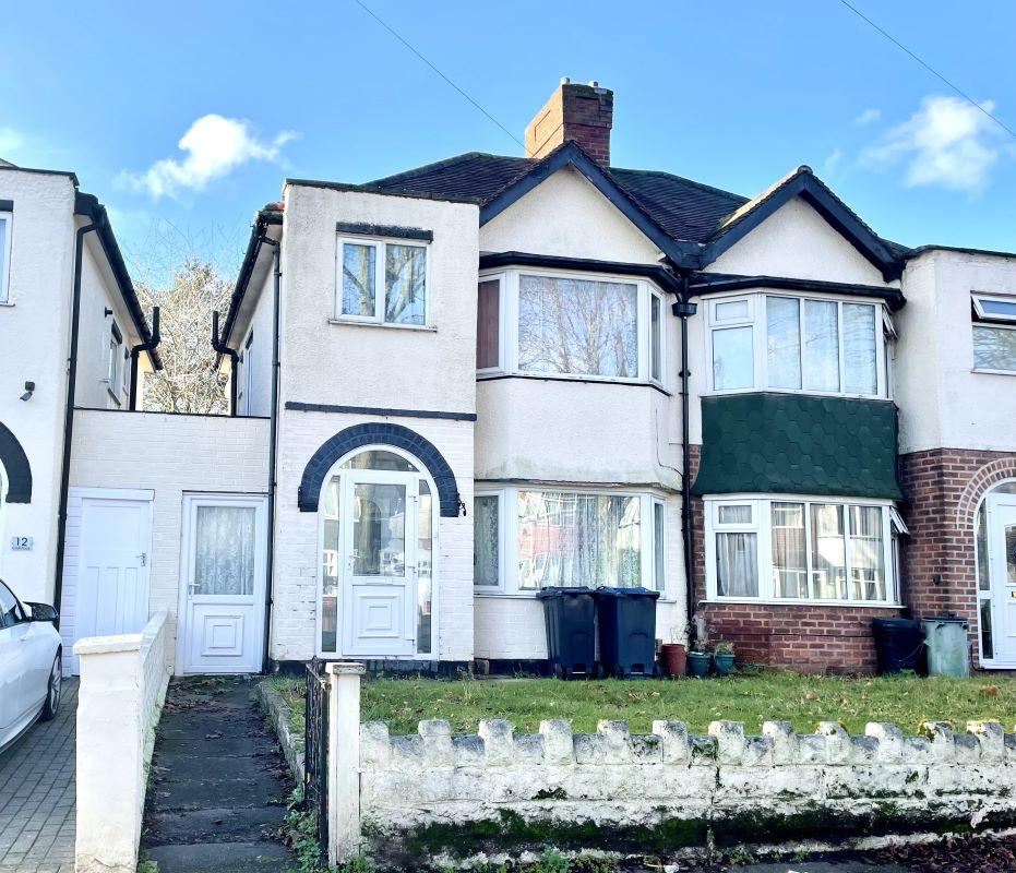 14 Crantock Road, Perry Barr... 3 bed semidetached house £79,000