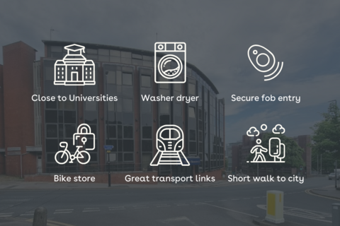 1 bedroom apartment to rent, Apt 12 , Fairbairn Residence, 12 Clarendon Road LS2