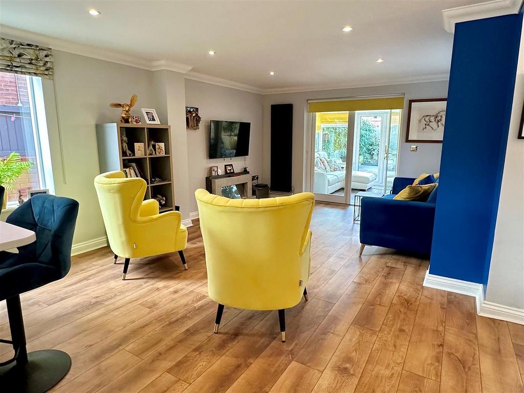 Open-plan sitting room