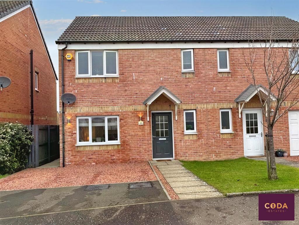Lint Mill Road, Lenzie, Glasgow 3 bed semidetached house £265,000