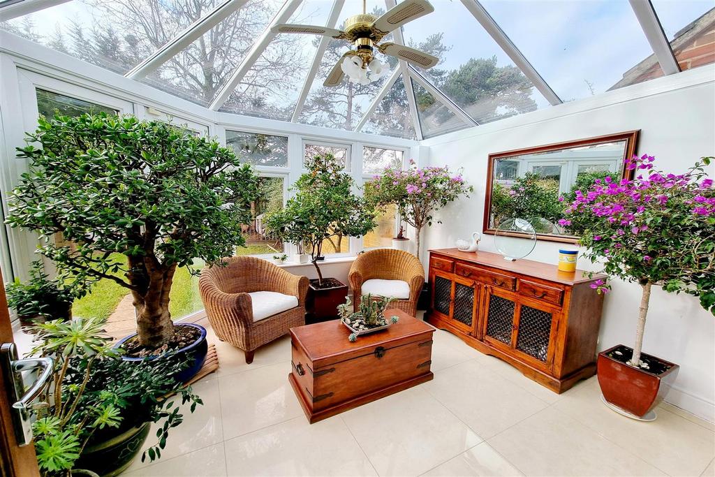 Double glazed conservatory: