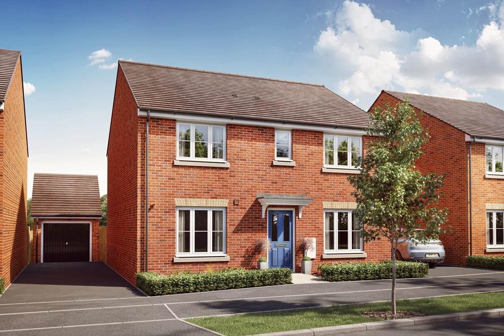 Artist impression of a 4 bedroom Marford home