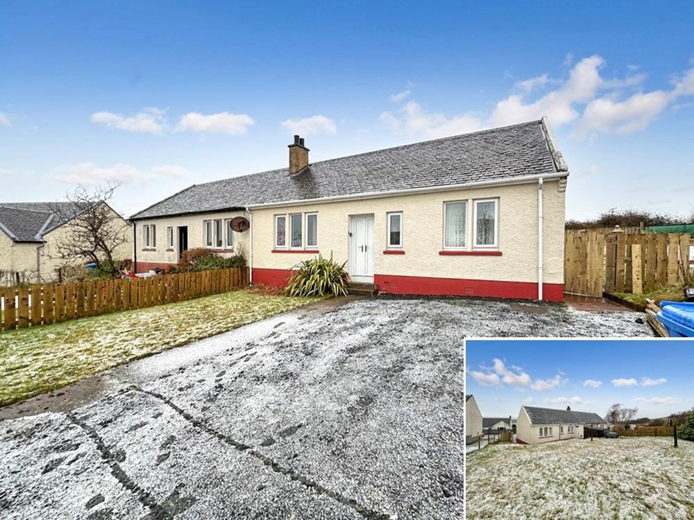 TorrNaFaire, Lochaline, Morvern PA80 2 bed semidetached bungalow for