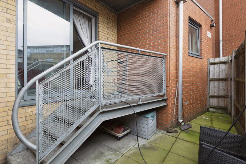 Balcony and steps