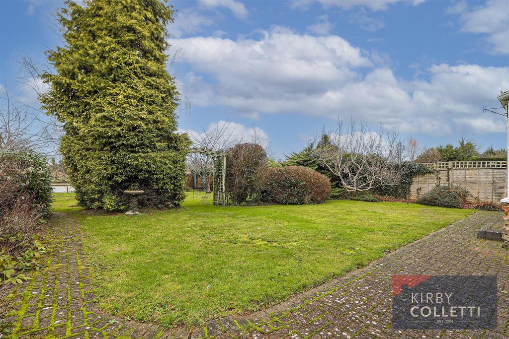 Rear garden