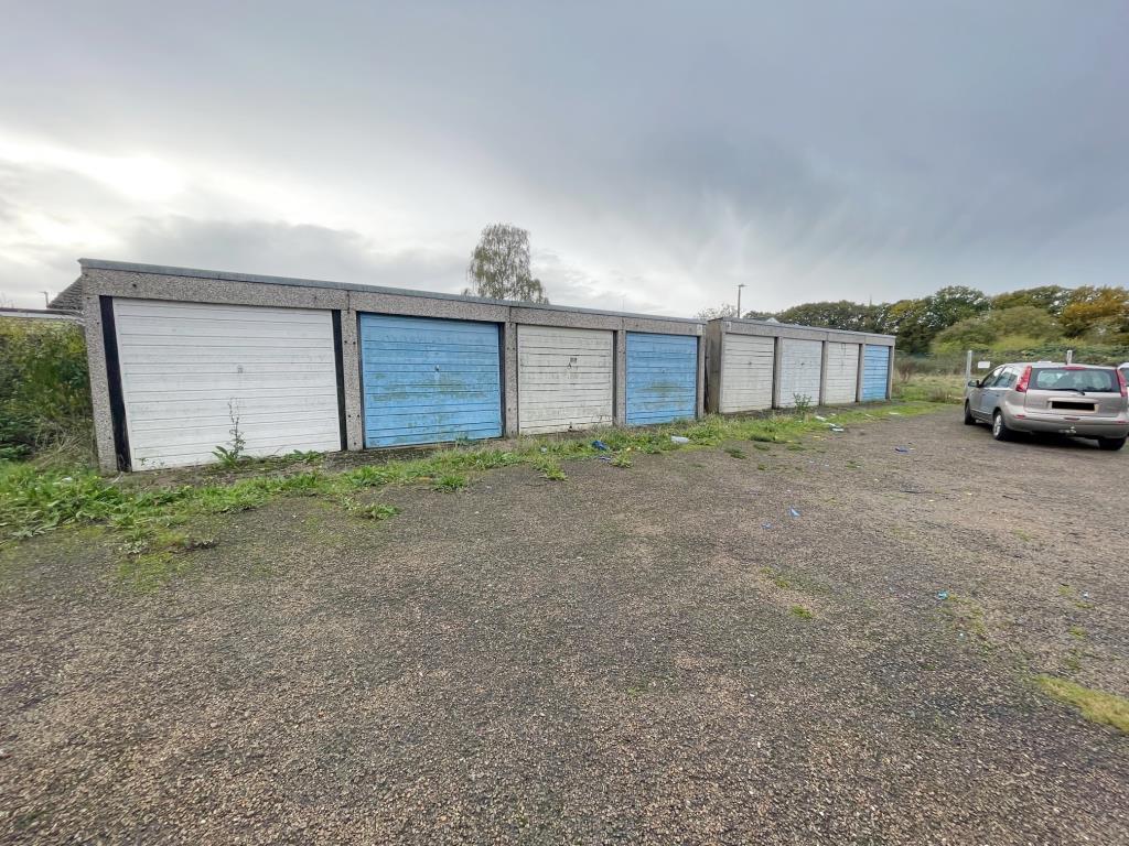 Land and 6 Garages at Pyms Road