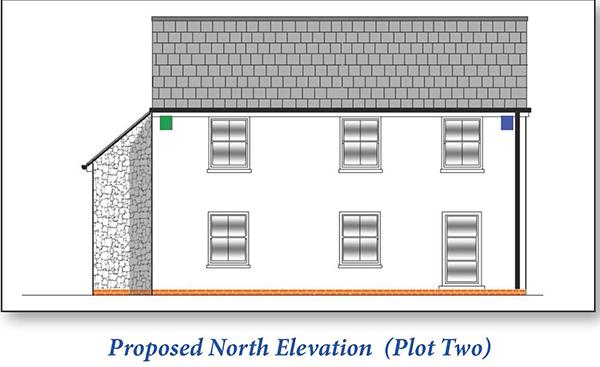 Proposed North Elevation   Plot Two)