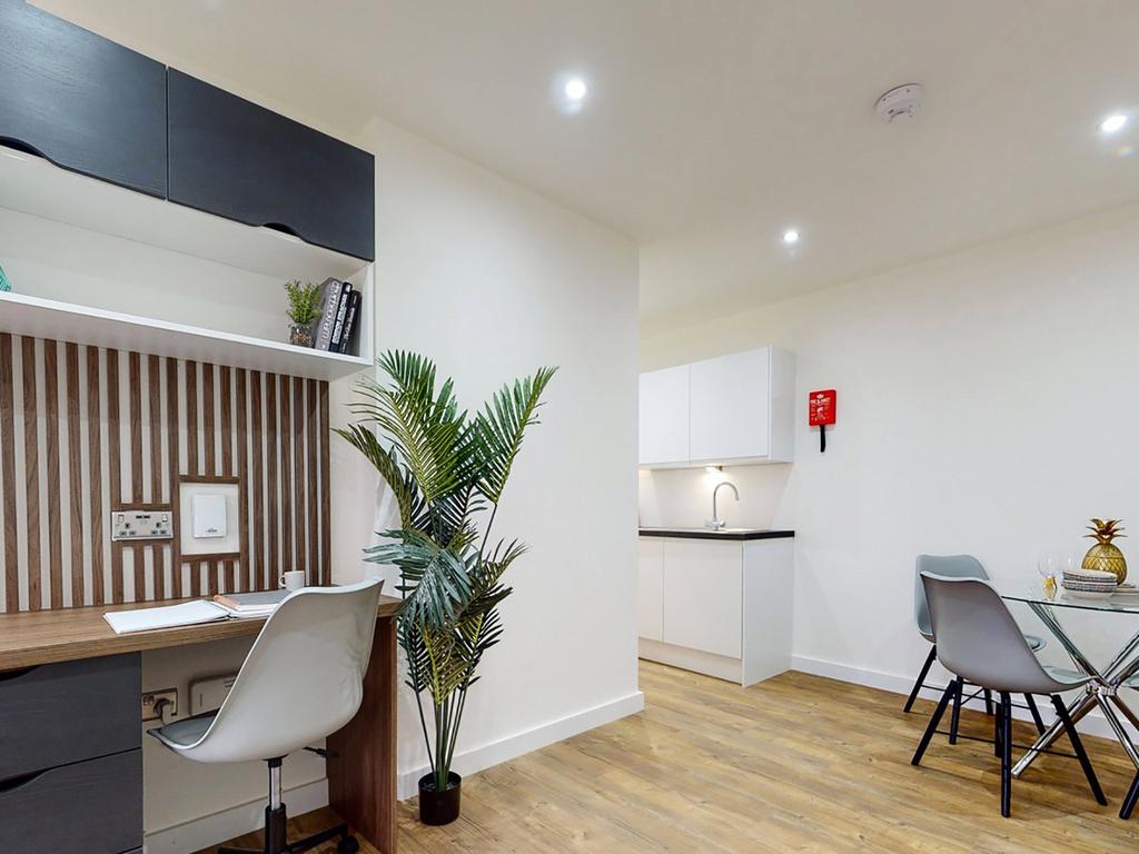 Open-plan living area