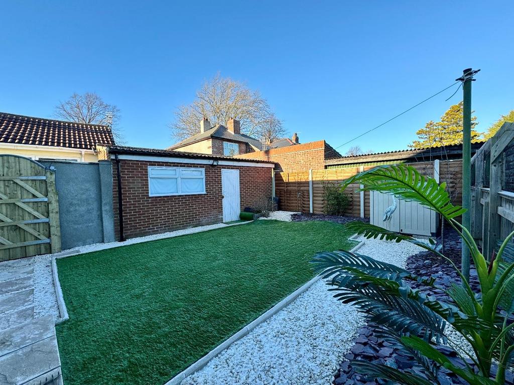 Rear garden