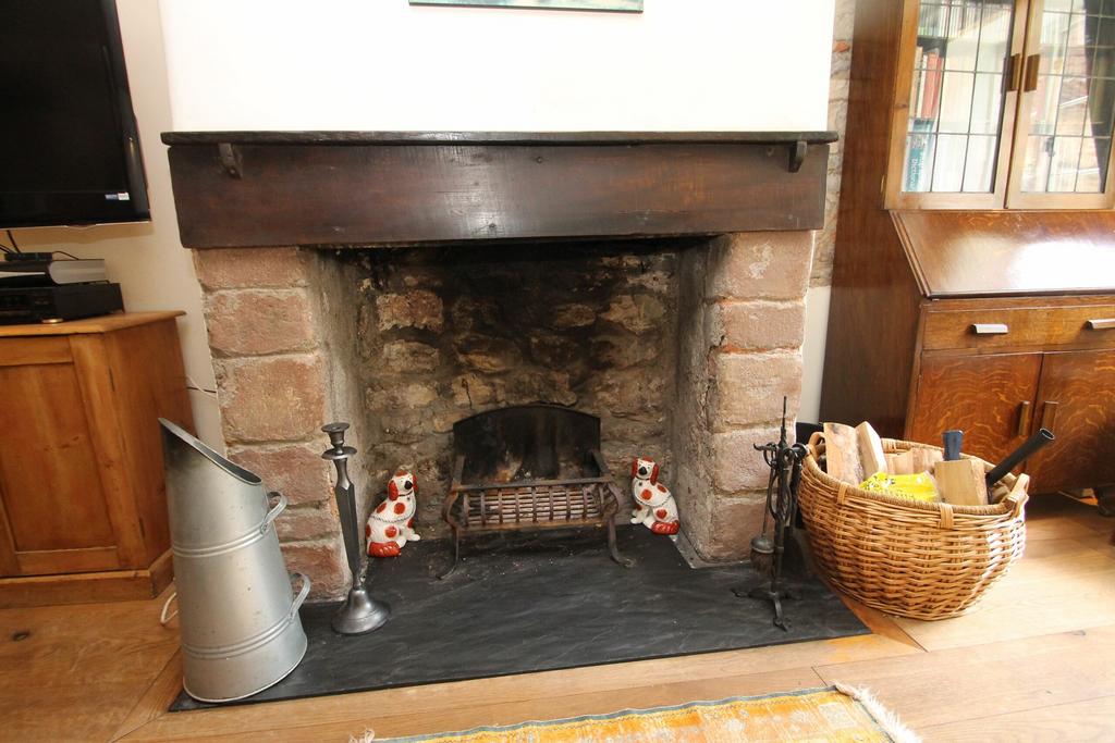 Open fireplace