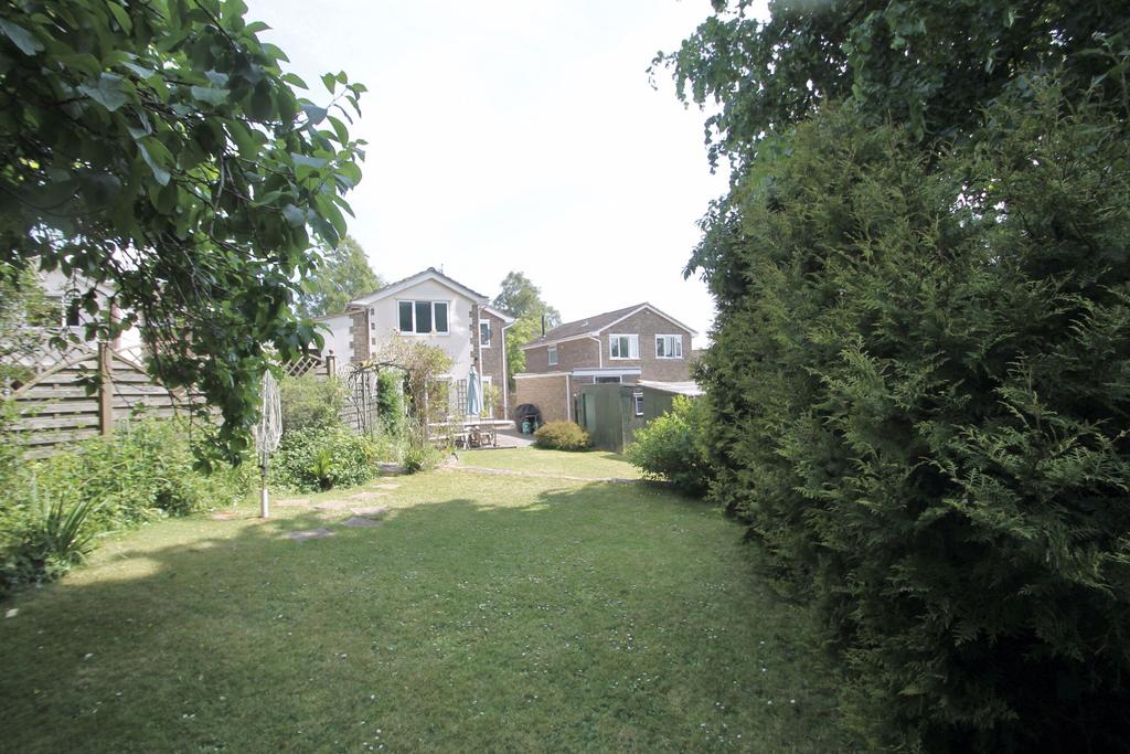 Rear elevation and garden