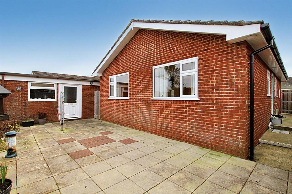 Rear of house and garage