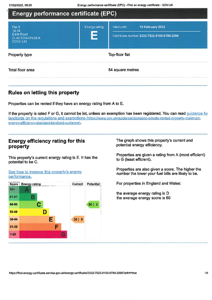 EPC Certificate
