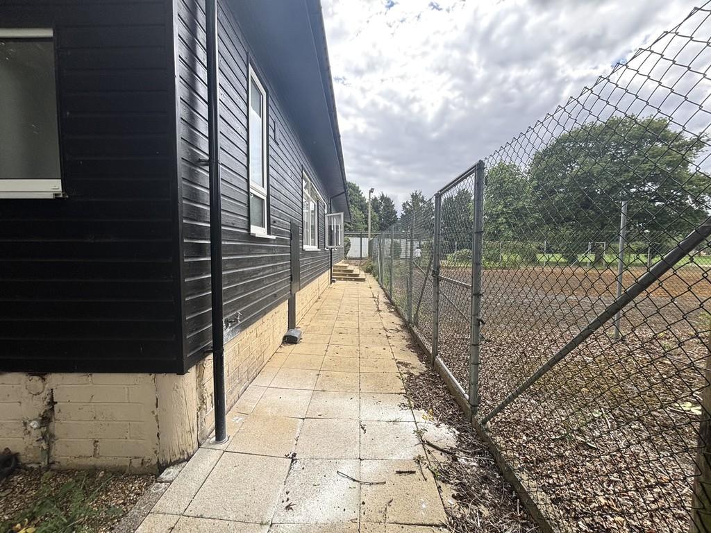 Back of property