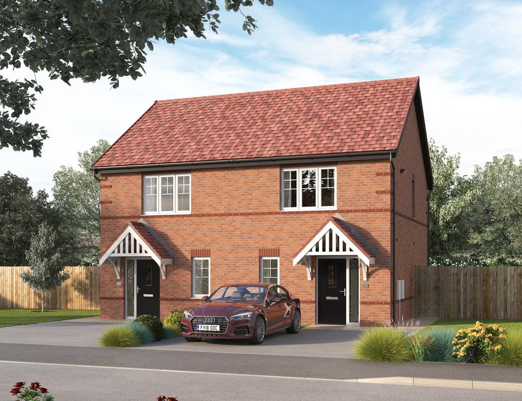 Plot 43 at Viridian Meadows Eyam Close, Desborough NN14 2 bed semi
