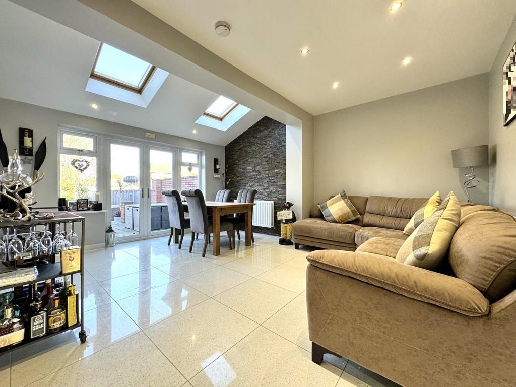 Open plan dining family room
