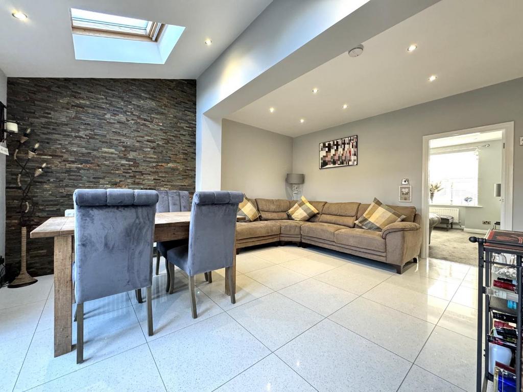Open plan dining family room
