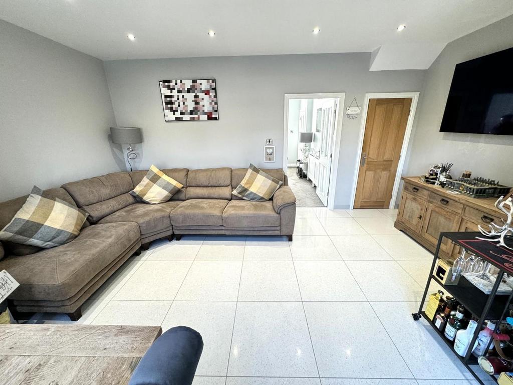 Open plan dining family room