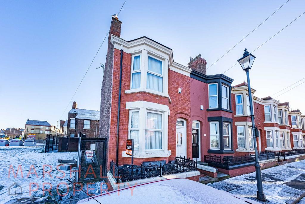 Empress Road, Liverpool 3 bed end of terrace house £180,000